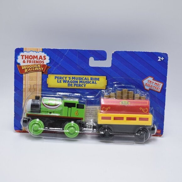 Percy's Musical Ride SR Thomas & Friends Wooden Railway Train Engine Sealed New - Picture 2 of 13